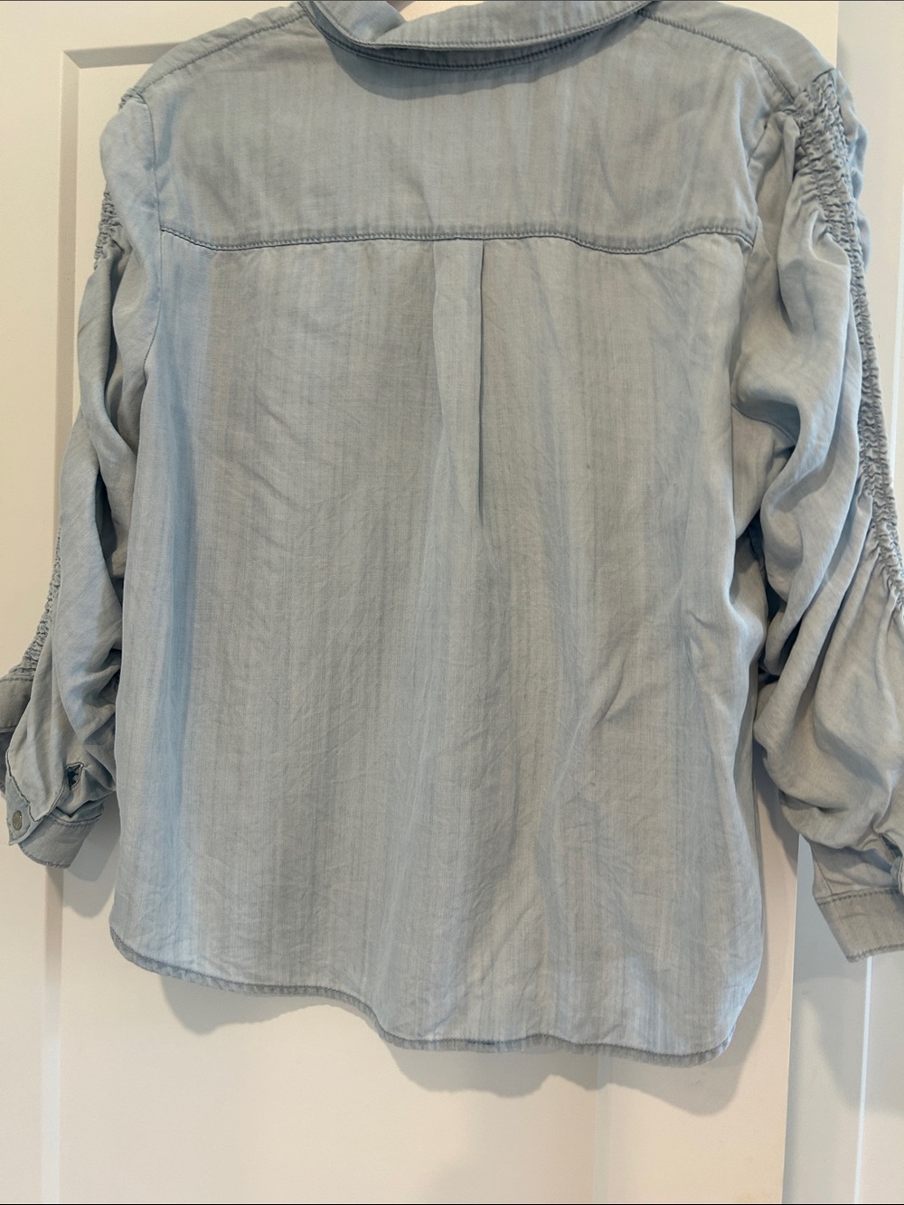 White House Black Market Light Blue Shirt - Picture 5 of 5